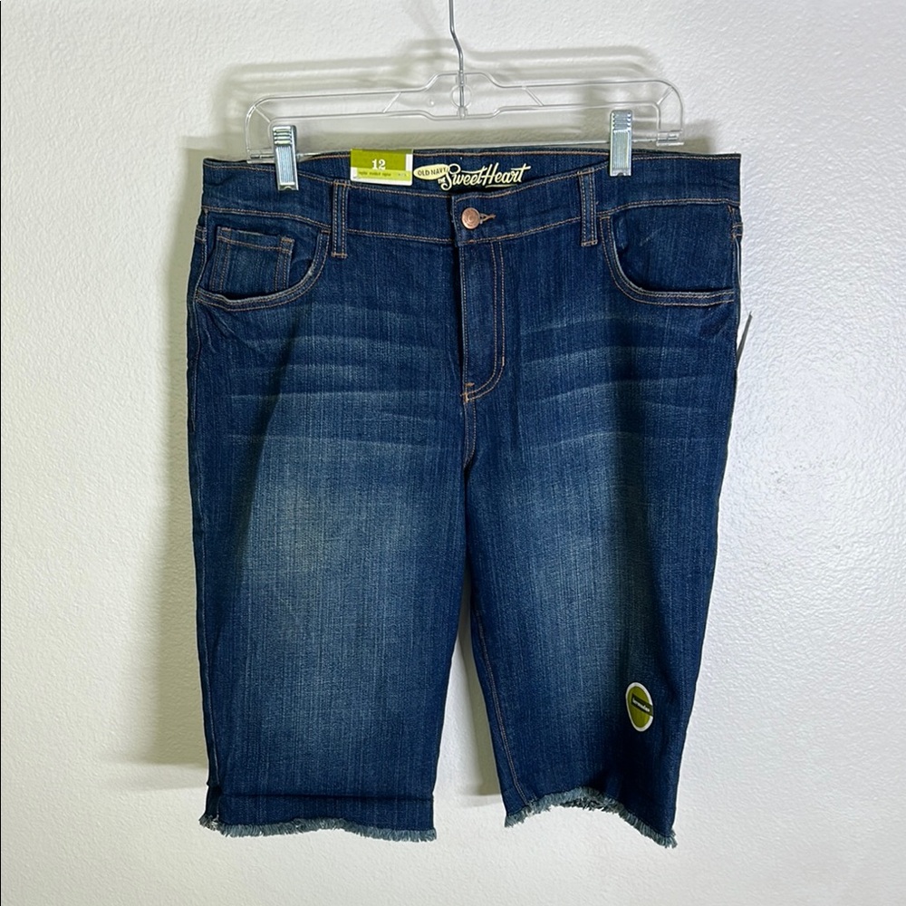 Old Navy Dark Blue Women's Bermuda Shorts